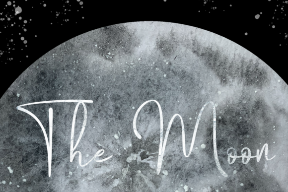 Download Watercolor Moon Phases Clip Art and Prin - Watercolor moon Collection