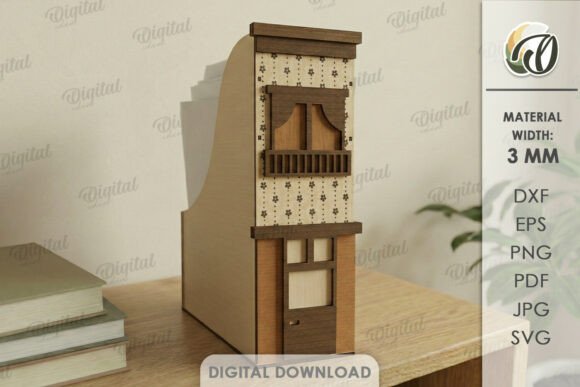 Download House Office Organizer Laser Cut - Premium Resources