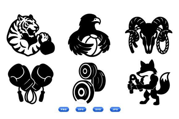 Download Fierce Animal Fitness Icons - Fierce animal Collection