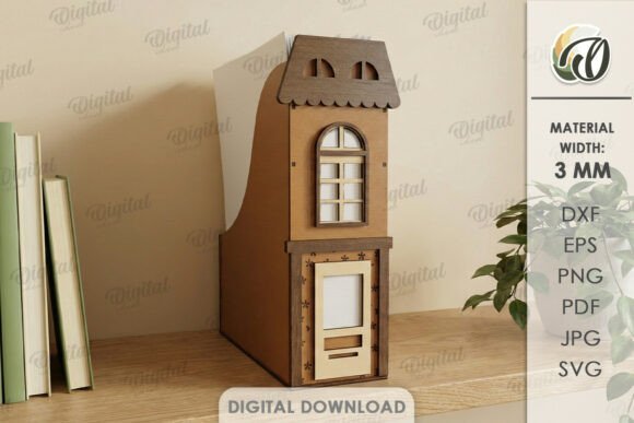 Download House Office Organizer Laser Cut - Premium Bundle