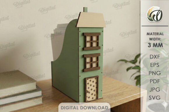 Download House Office Organizer Laser Cut - Premium Resources