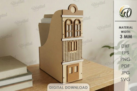 Download House Office Organizer Laser Cut - Premium Bundle