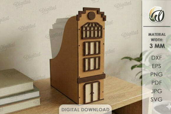Download House Office Organizer Laser Cut - Premium Resources