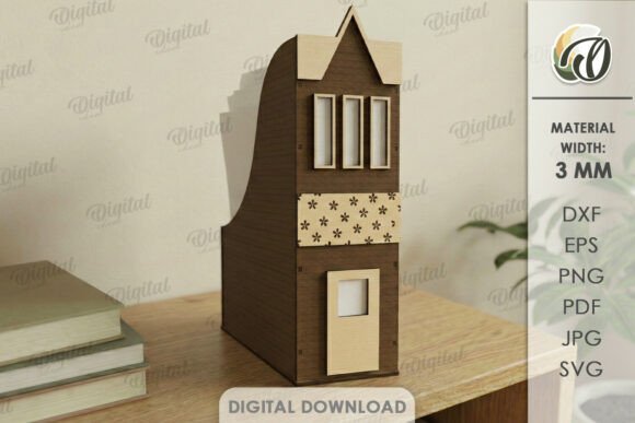 Download House Office Organizer Laser Cut - Premium Bundle
