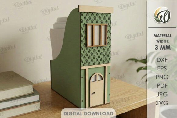 Download House Office Organizer Laser Cut - Premium Bundle